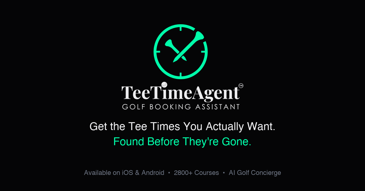 Tee Time Alerts — Get Notified When Tee Times Open